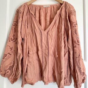Ulla Johnson Pink Blouse